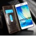 Samsung Galaxy A7 - Caseme Vintage Luxury Slim Flip PU Leather Stand Protective Phone Cover Case - Brown